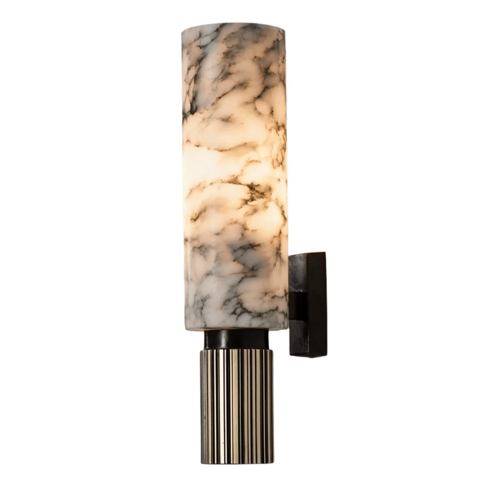 White Marble Wall Light -Bathlova