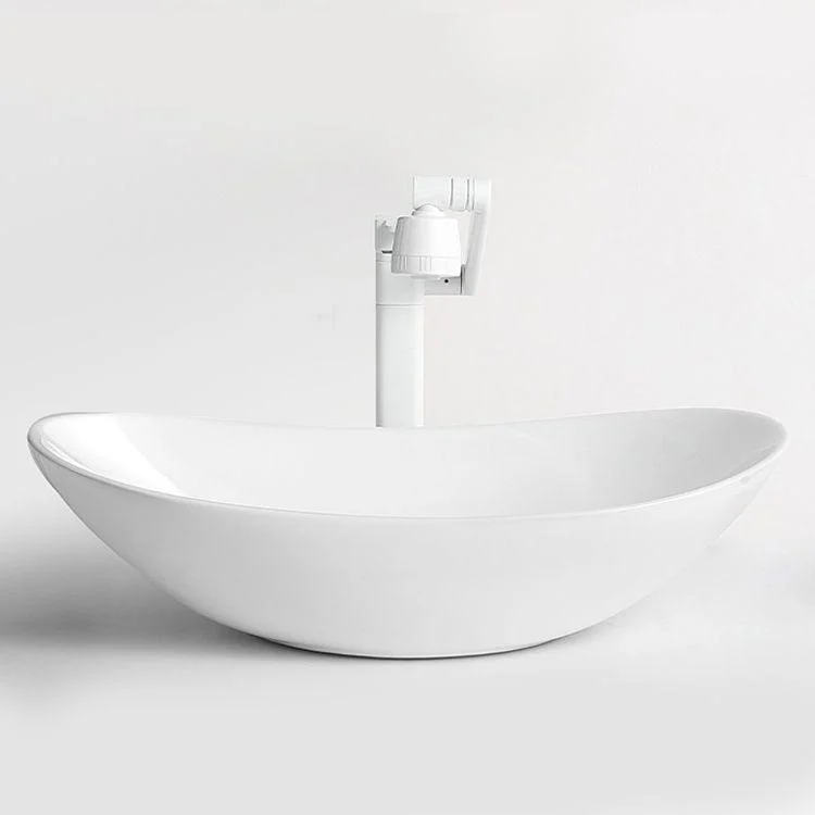 White Trough Bathroom Sink Modern Porcelain Trough Bathroom Sink -Bathlova