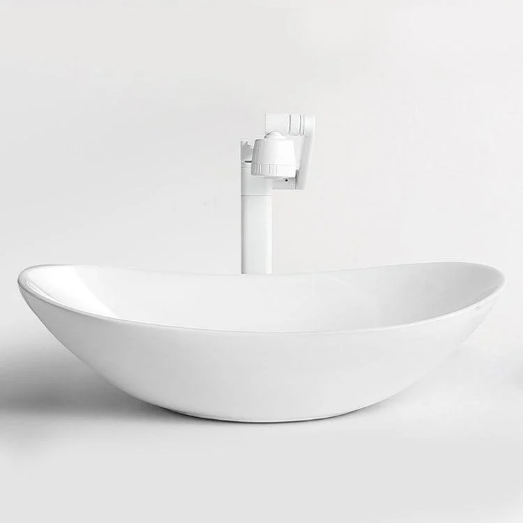 White Trough Bathroom Sink Modern Porcelain Trough Bathroom Sink -Bathlova