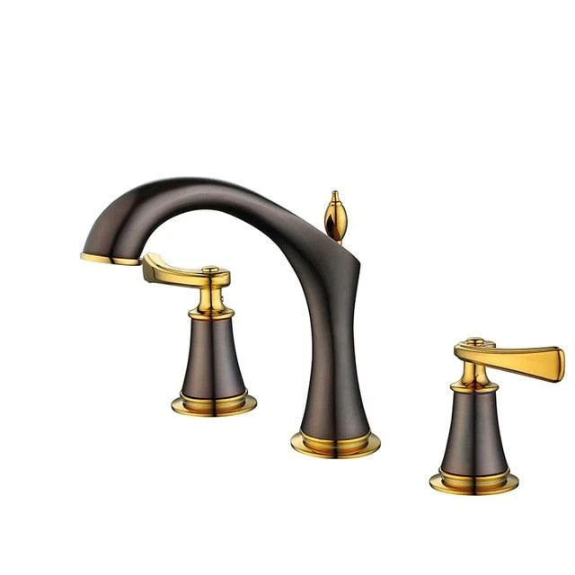 Widespread Bathroom Sink Tap with 3 Holes -Bathlova