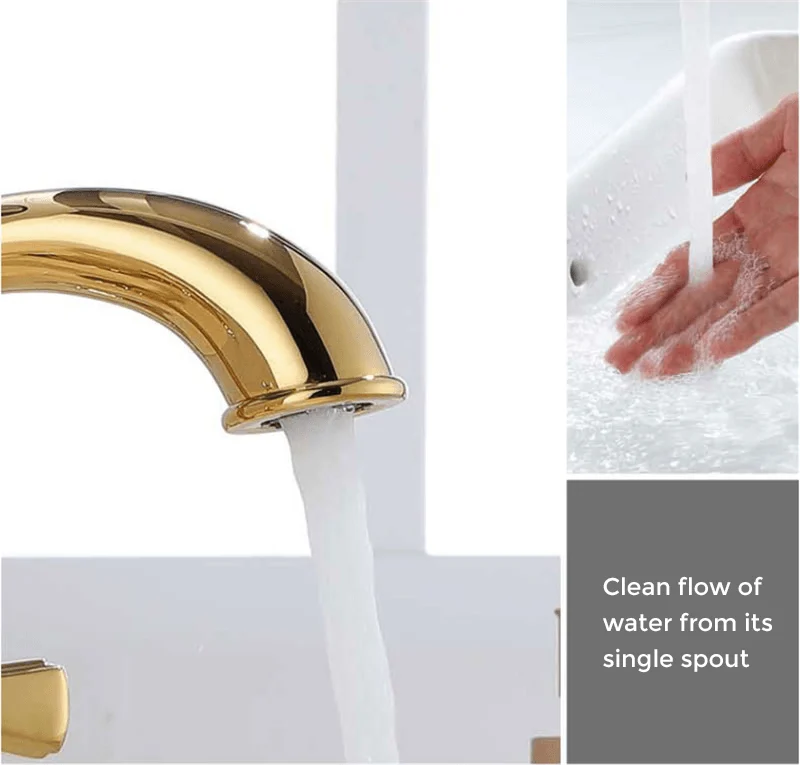 Widespread Bathroom Sink Tap with 3 Holes -Bathlova