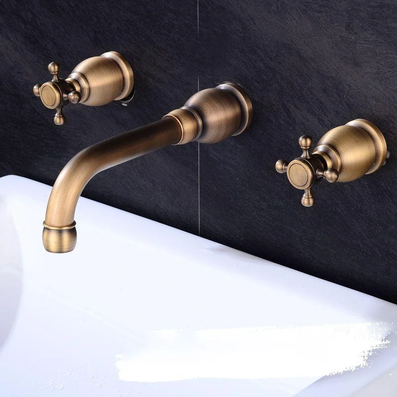 Widespread Bathroom Tap 3 Holes Circular Vessel Sink Tap -Bathlova