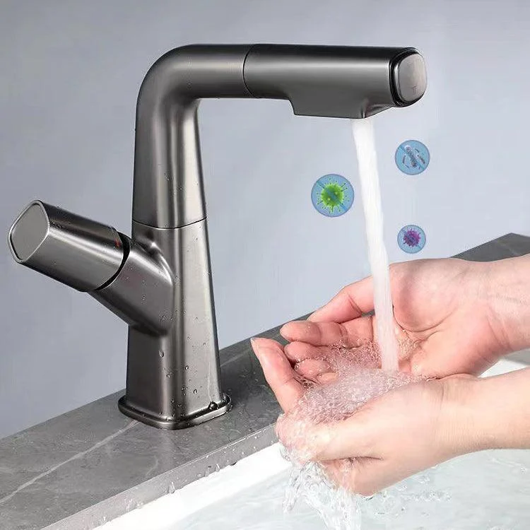 Widespread Sink Tap Modern Tap with Single Knob Handle -Bathlova