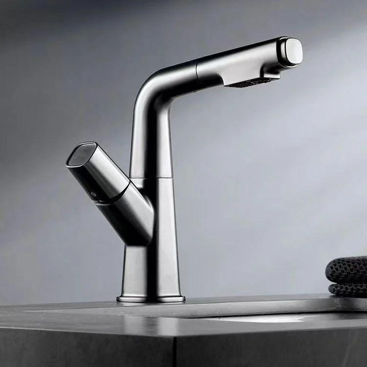 Widespread Sink Tap Modern Tap with Single Knob Handle -Bathlova