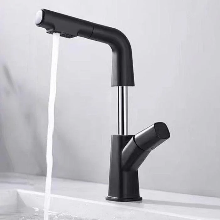 Widespread Sink Tap Modern Tap with Single Knob Handle -Bathlova