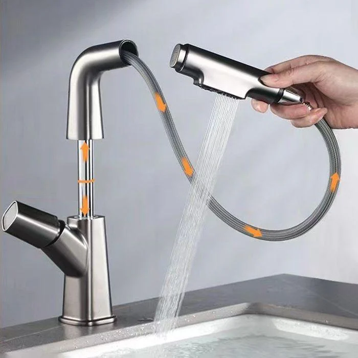 Widespread Sink Tap Modern Tap with Single Knob Handle -Bathlova