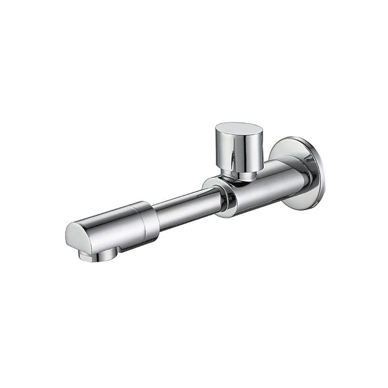 Widespread Wall Mounted Bathroom Sink Tap Cross Handle Low Arc Tap -Bathlova