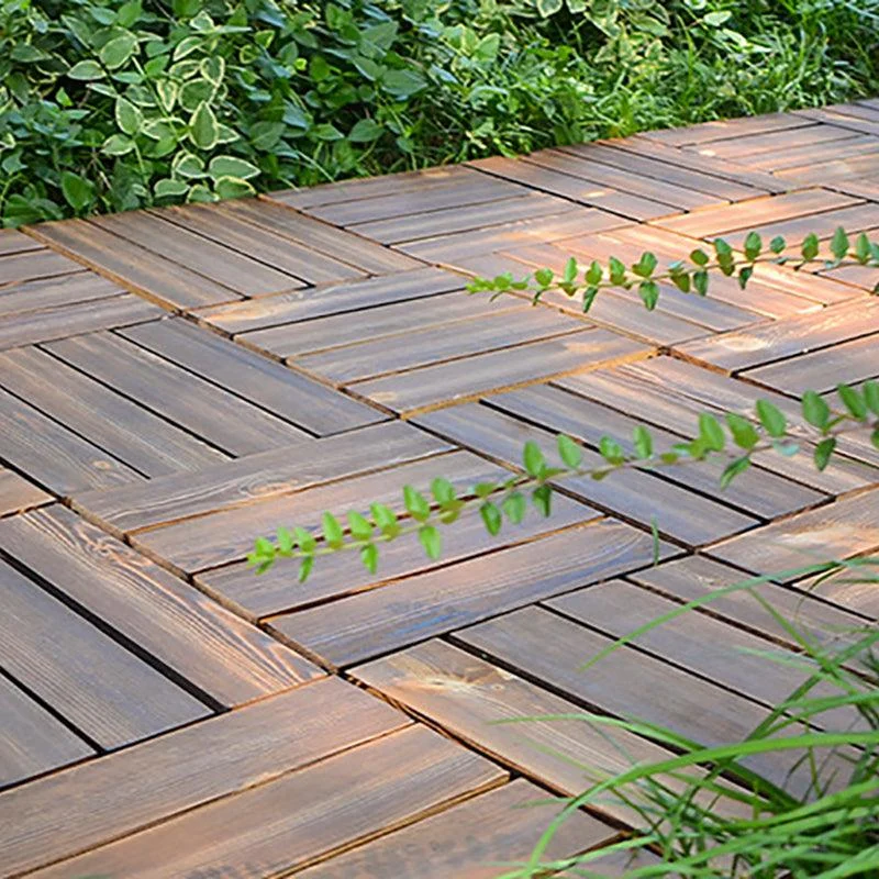 Wood Deck/Patio Flooring Tiles Snapping Installation Floor Board Tiles -Bathlova