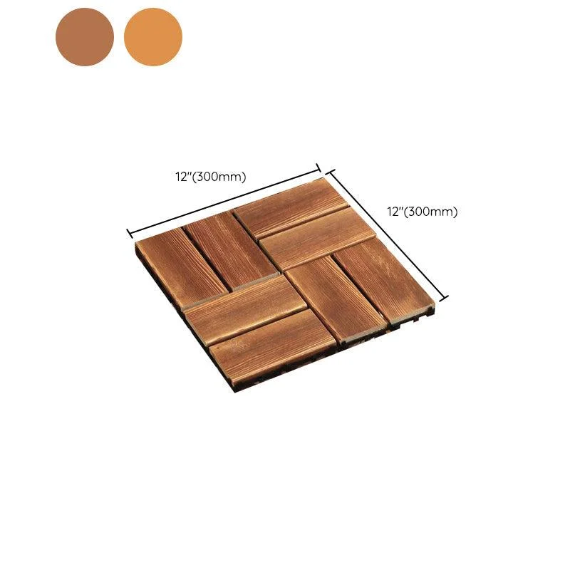 Wood Deck/Patio Flooring Tiles Snapping Installation Floor Board Tiles -Bathlova