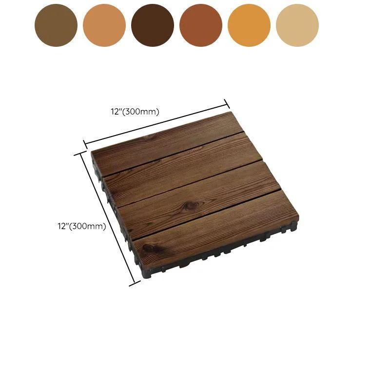 Wood Deck/Patio Flooring Tiles Snapping Installation Floor Board Tiles -Bathlova