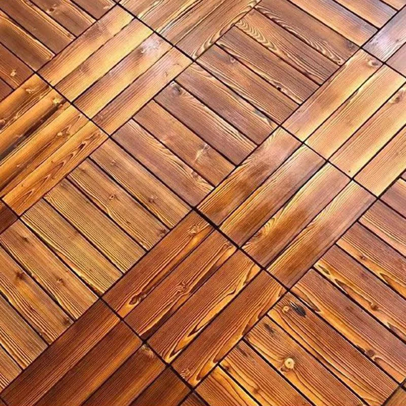 Wood Deck/Patio Flooring Tiles Snapping Installation Floor Board Tiles -Bathlova