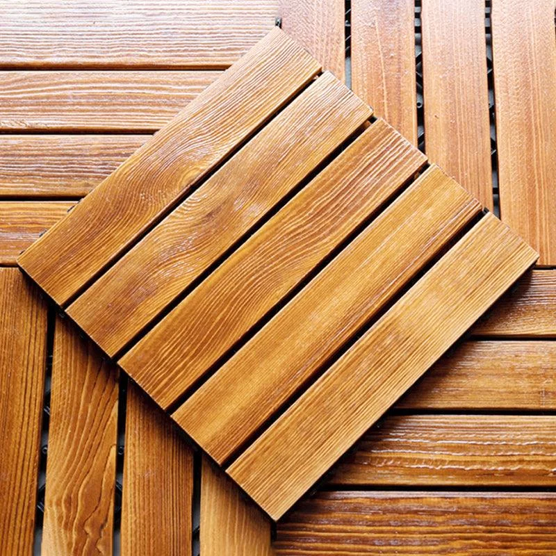 Wood Deck/Patio Flooring Tiles Snapping Installation Floor Board Tiles -Bathlova