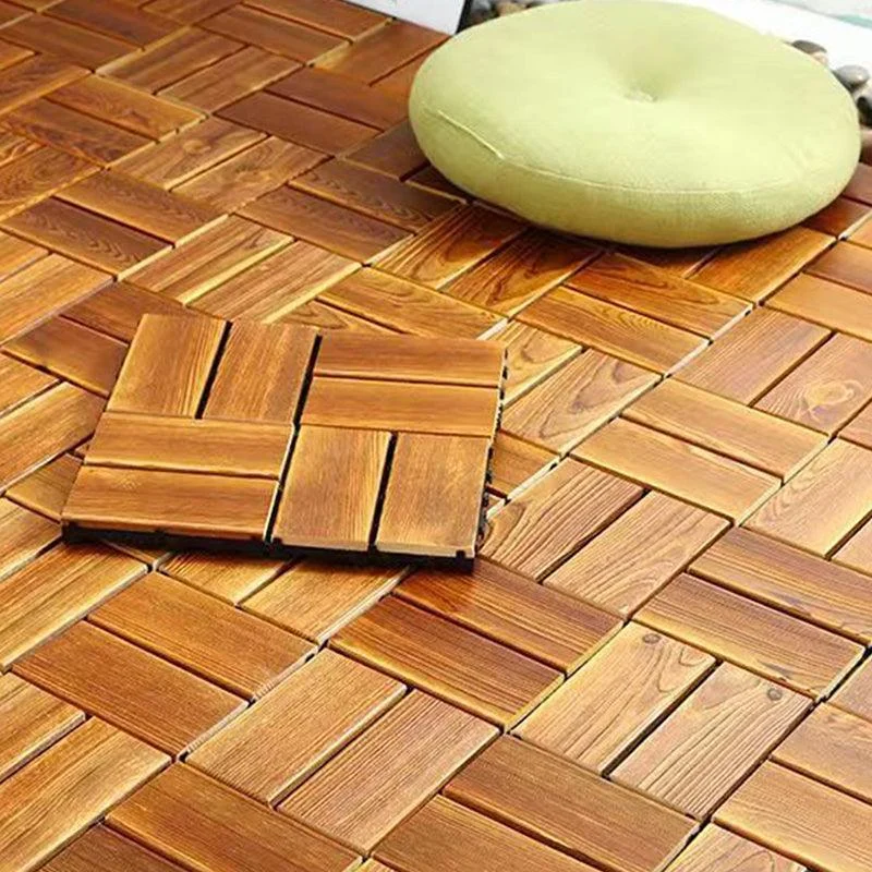 Wood Deck/Patio Flooring Tiles Snapping Installation Floor Board Tiles -Bathlova