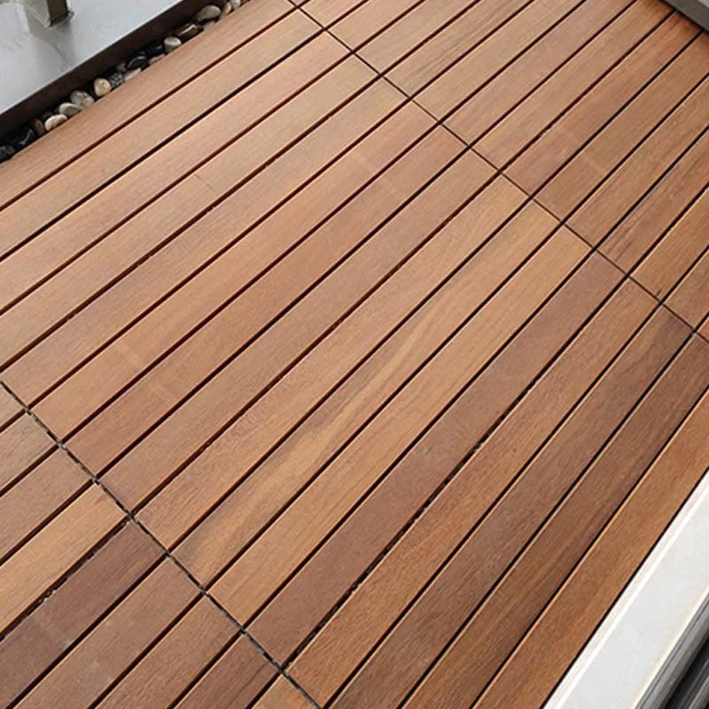 Wood Patio Flooring Tiles Interlocking Waterproof Patio Flooring Tiles -Bathlova