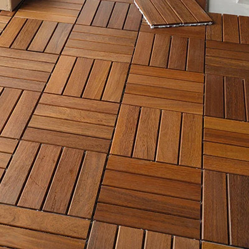 Wood Patio Flooring Tiles Interlocking Waterproof Patio Flooring Tiles -Bathlova