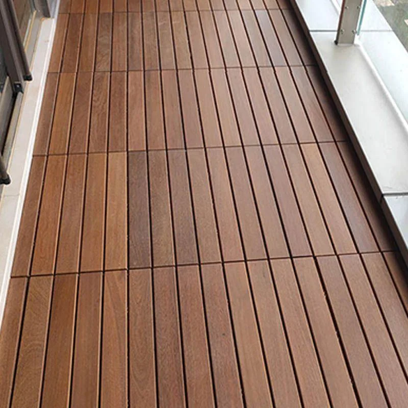 Wood Patio Flooring Tiles Interlocking Waterproof Patio Flooring Tiles -Bathlova