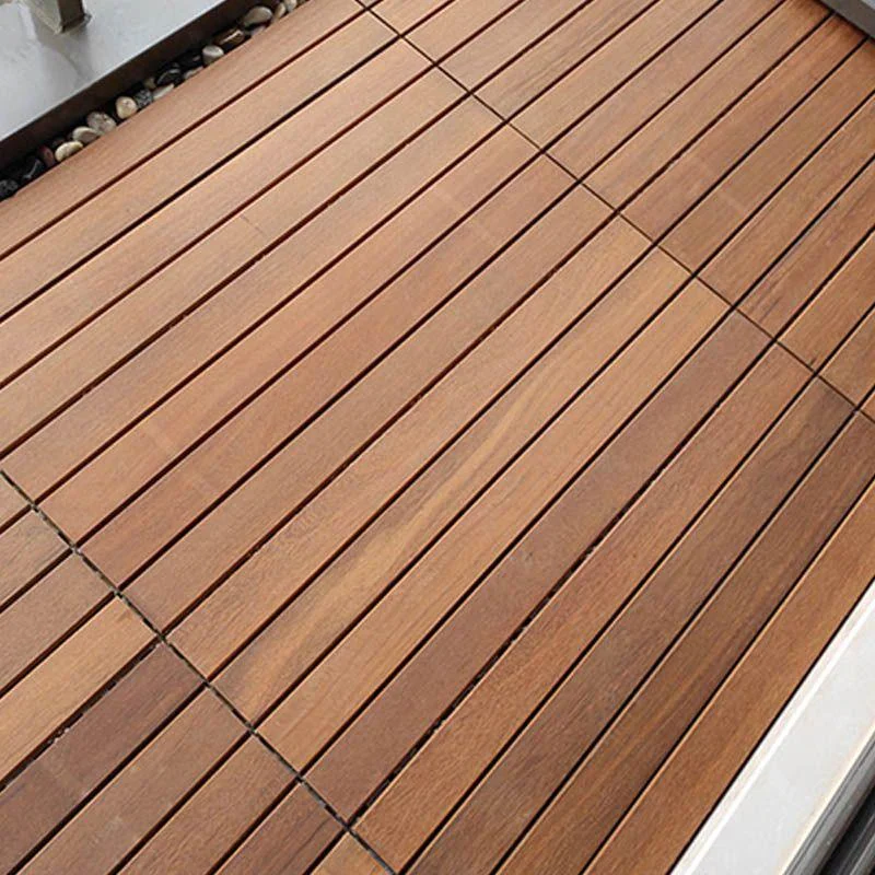 Wood Patio Flooring Tiles Interlocking Waterproof Patio Flooring Tiles -Bathlova