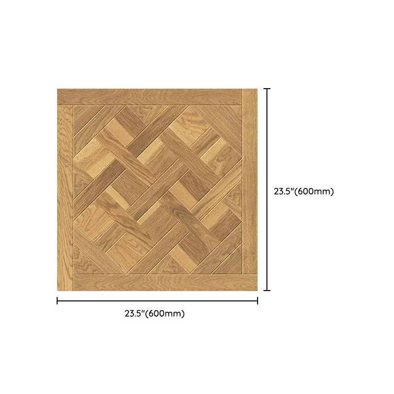 Wooden Geometry Floor and Wall Tile Modern Wood Texture Square Tile -Bathlova