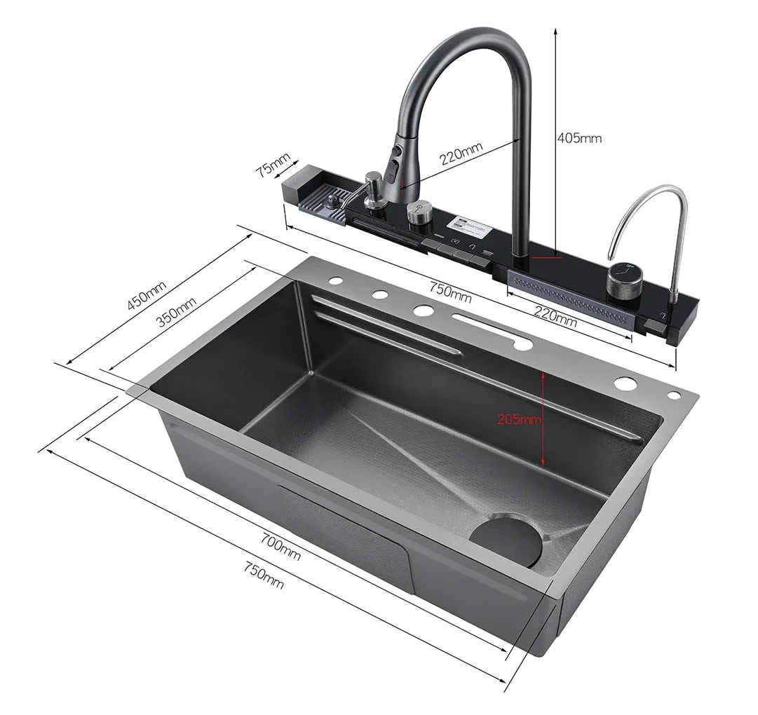 Stainless Steel Nano Kitchen Sink (9)